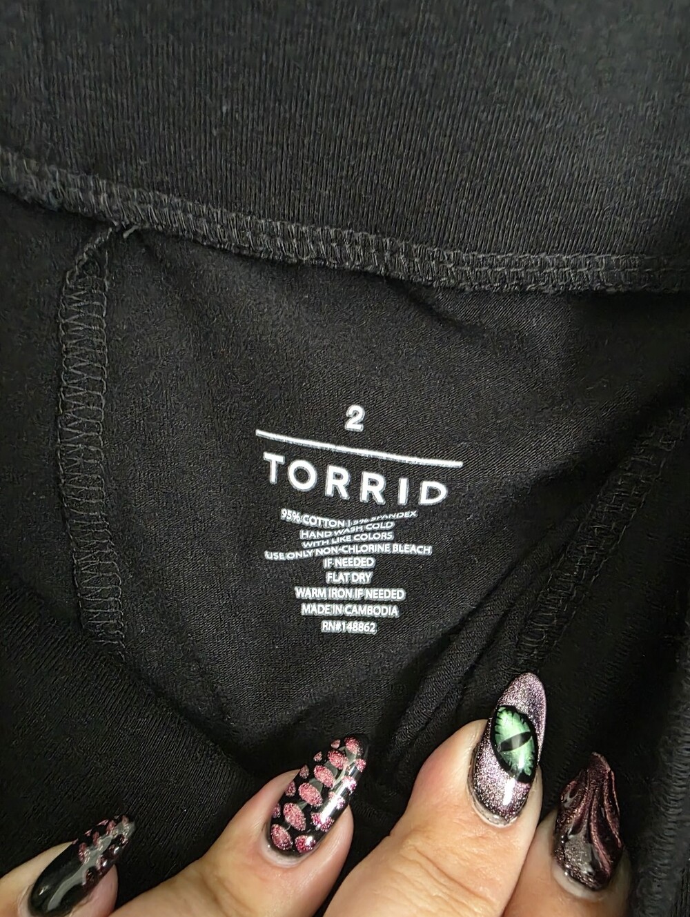 Torrid Cutout Leggings - Picture 2 of 3